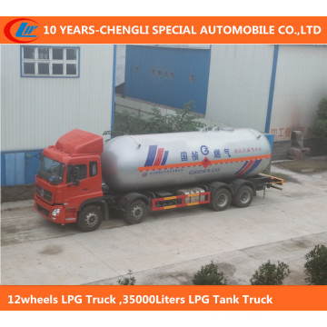 12Wheels LPG LKW, 35000 Liter LPG Tankwagen